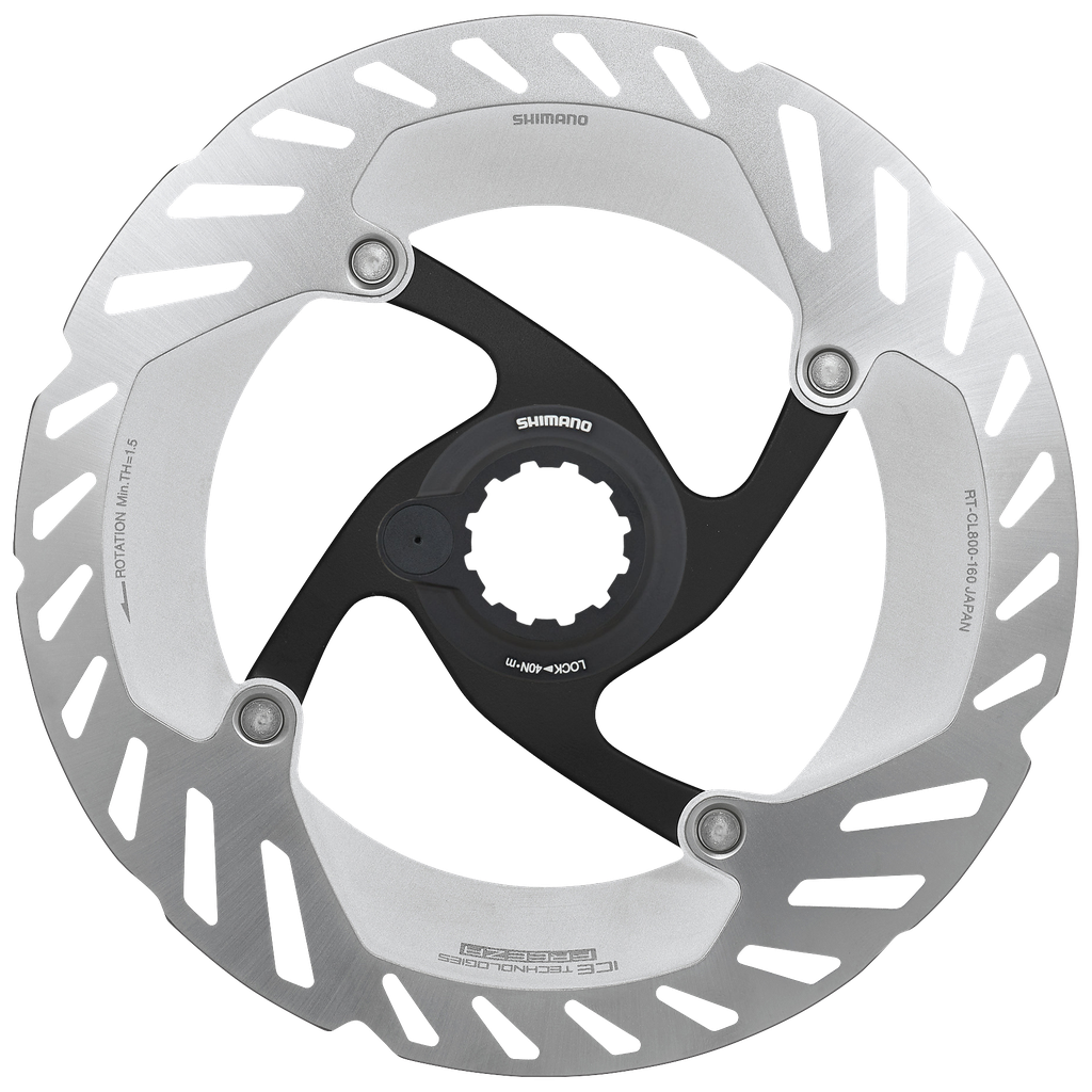 Discos de freio Shimano Cl800 Ice Tech Centerlock, rotores de 160 mm